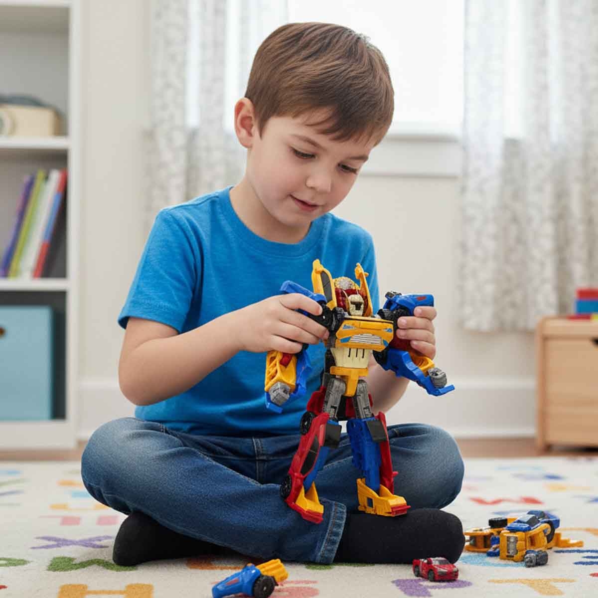 زي يو تويز روبوت متحوّل 3 في 1، للجنسين، من عمر 3 إلى 4 سنوات