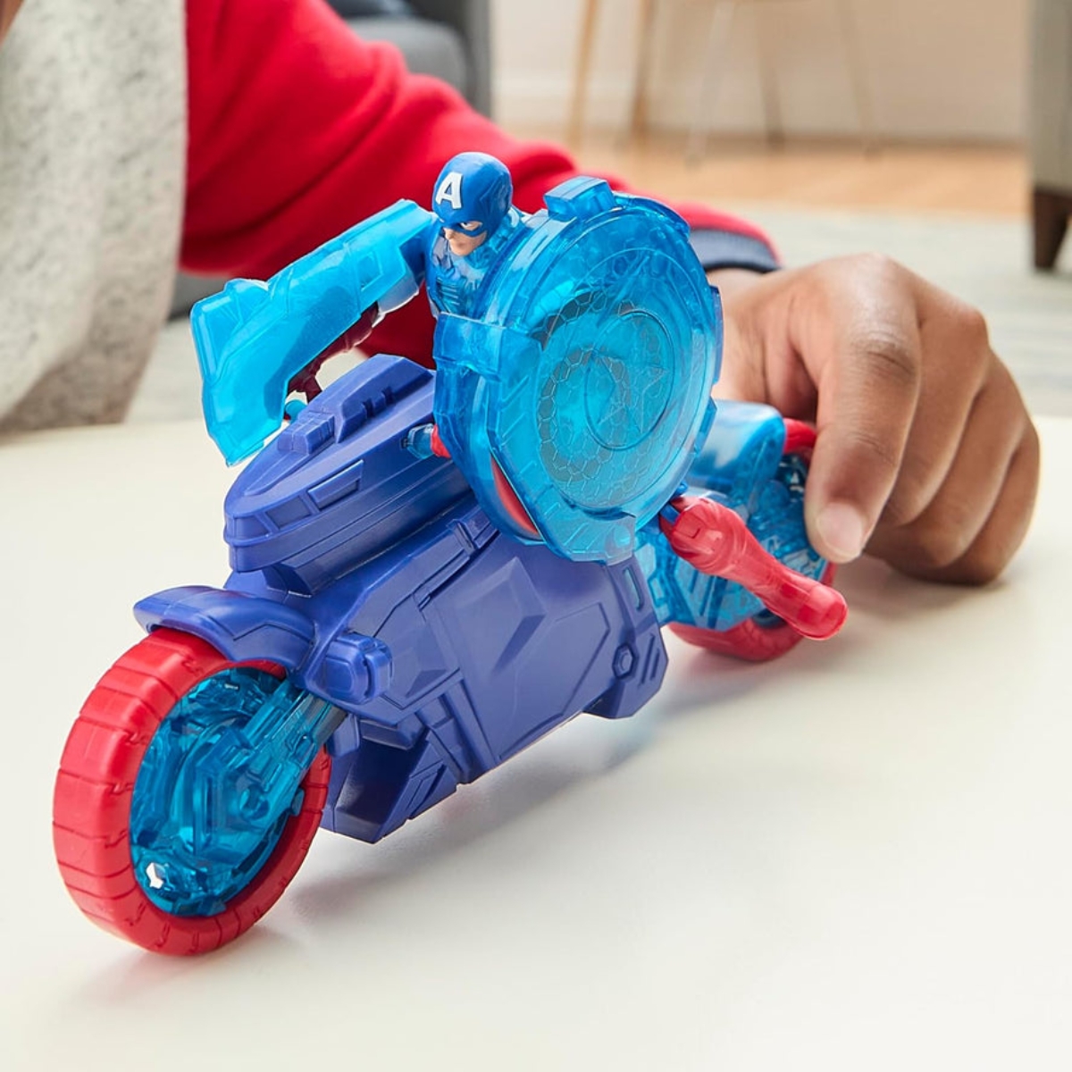 هاسبرو أفن مجموعة مجسم درع شوت دراجة نارية 4 إنش للجنسين، 5-7 سنوات