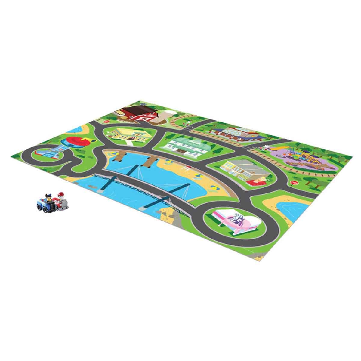 ميجا مات سجادة لعب جامبو باو باترول مع 2 مركبة للجنسين، 3-4 سنوات
