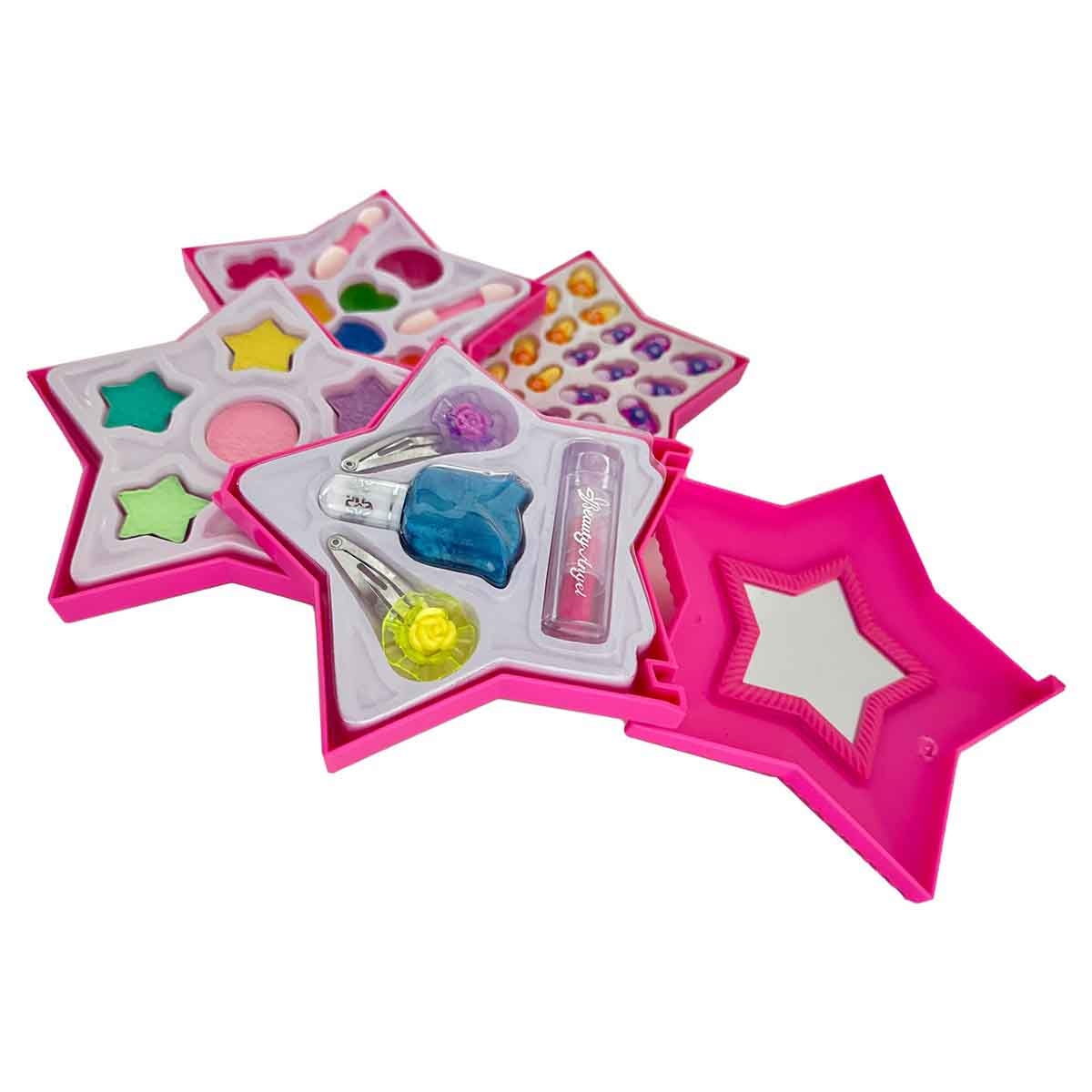 بيوتي أنجل طقم مكياج للبنات، من عمر 5 إلى 7 سنوات