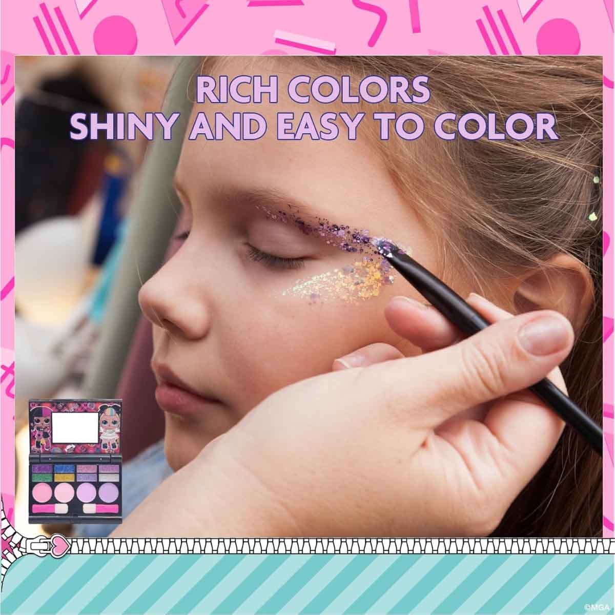 إل أو إل سربرايز مجموعة مكياج مدمجة للبنات، من عمر 5-7 سنوات