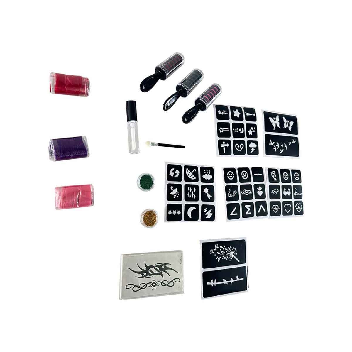 بيوتي بومب عدة تصميم تاتو تجميلية للبنات، من عمر ‎3-4‎ سنوات