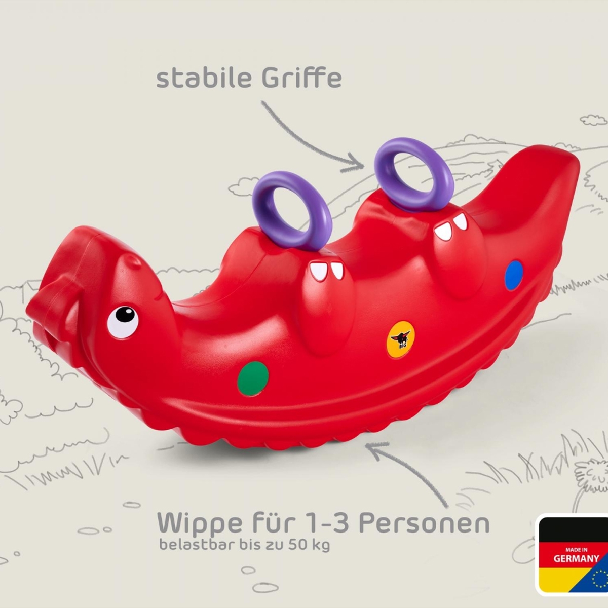 بيغ سامي روكر للأطفال للجنسين، 0-2 سنوات