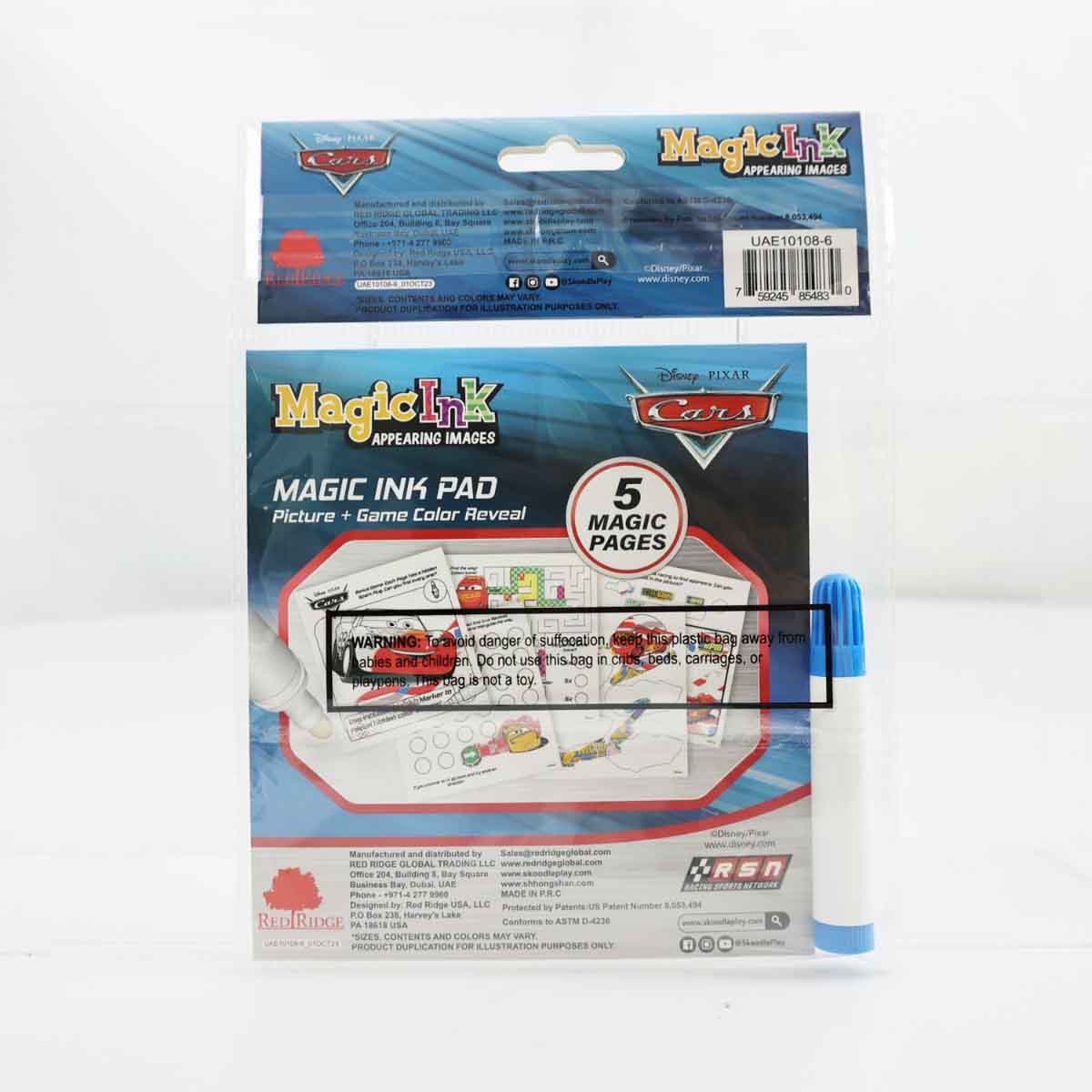 ديزني وبيكسار كارز كتاب الحبر السحري المصغر للجنسين، عمر 3-4 سنوات