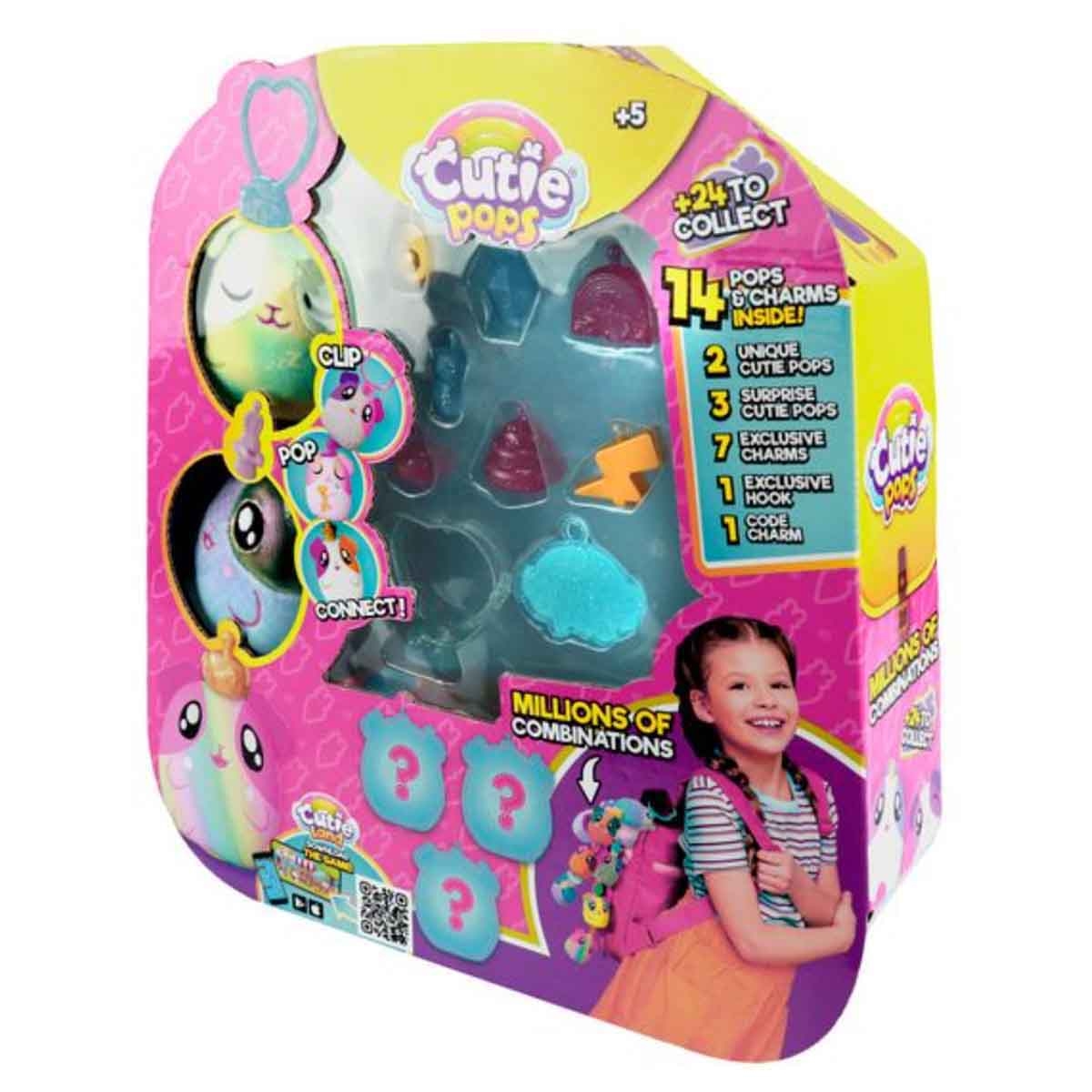 كيوتي بوبس مجموعة مفاجآت 5 كيوتيس متنوعة للجنسين، من عمر 5-7 سنوات