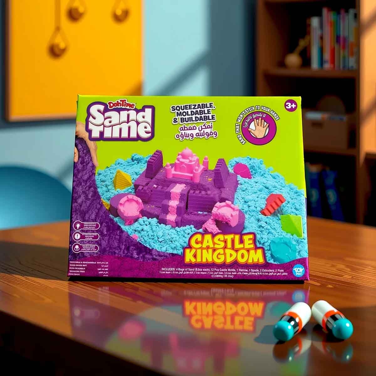 دوه تايم مجموعة رمل مملكة القلعة، للجنسين، للأعمار من 3 إلى 4 سنوات