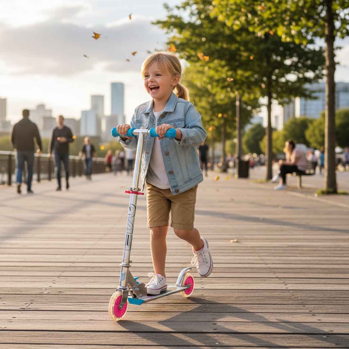 إيفو سكوتر ركوب هولوجرافيك للجنسين، 5-7 سنوات