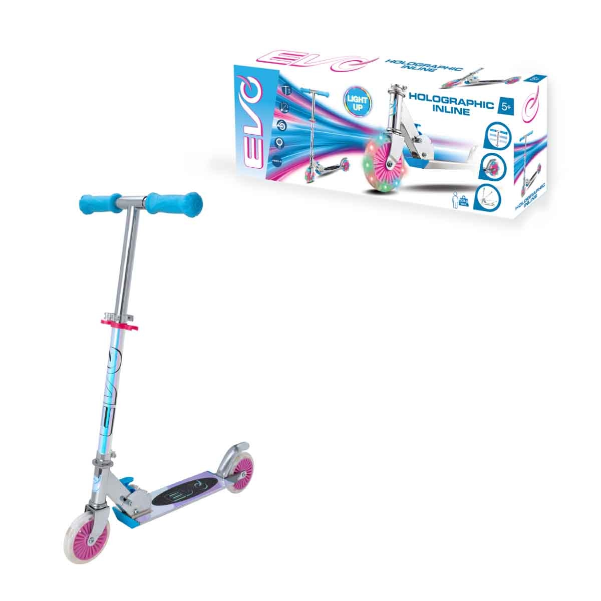 إيفو سكوتر ركوب هولوجرافيك للجنسين، 5-7 سنوات