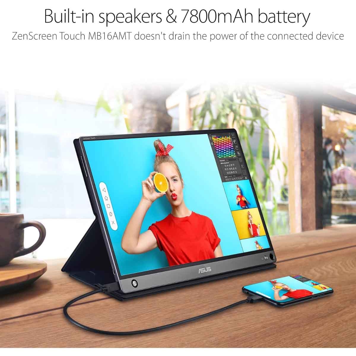 أسوس MB16AMT شاشة محمولة 15.6 بوصة