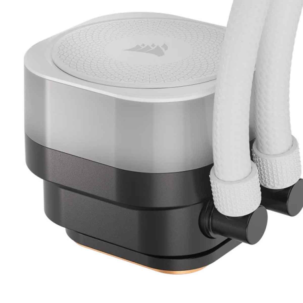 كورسير مبرد معالج سائل آي كيو لينك تايتان 360 آر إكس آر جي بي باللون الأبيض