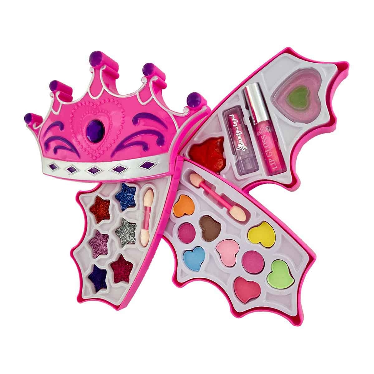 بيوتي أنجل طقم مكياج إمبراطوري فاخر، للبنات، من عمر 5 إلى 7 سنوات