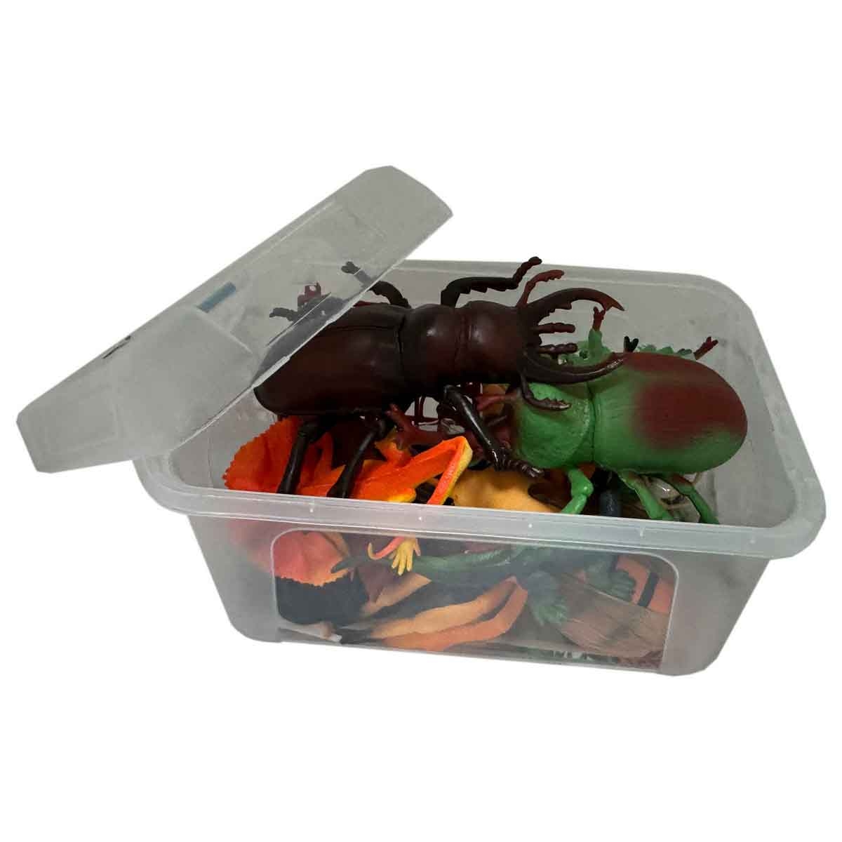 جيا زو مجموعة تماثيل حشرات مكونة من 21 قطعة للجنسين، عمر 3-4 سنوات