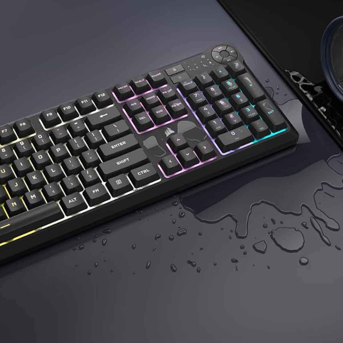 كورسير K55 Core RGB لوحة مفاتيح ألعاب سلكية