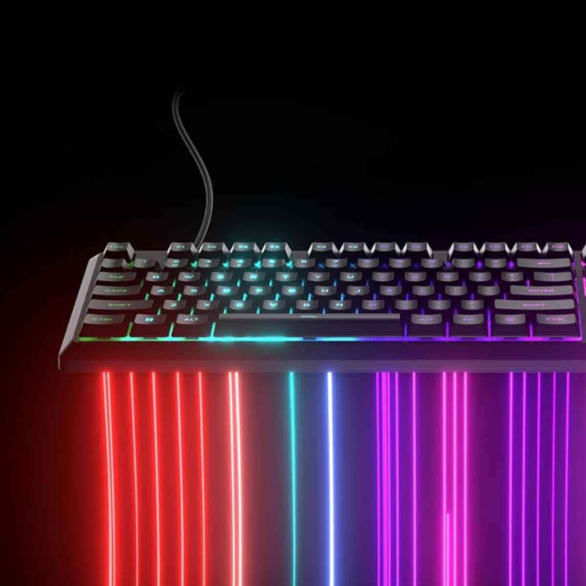 كورسير K55 Core RGB لوحة مفاتيح ألعاب سلكية