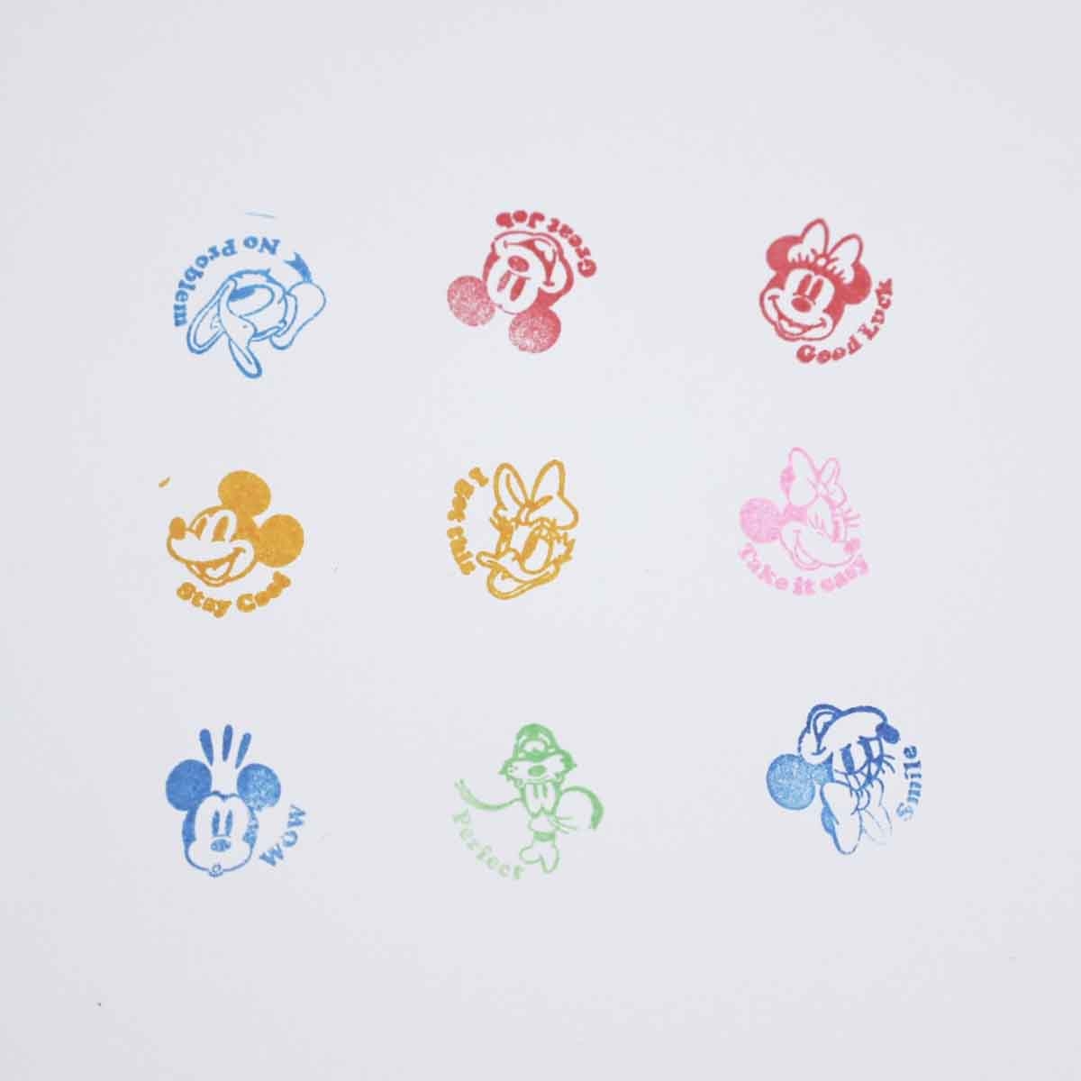 ديزني جونيور مجموعة أختام كبيرة ذاتية الحبر 9 قطع للجنسين، عمر 3-4 سنوات