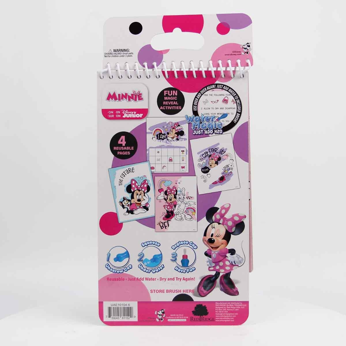 ديزني جونيور وسادة تلوين سحرية بالماء، للجنسين، للأعمار من 3 إلى 4 سنوات