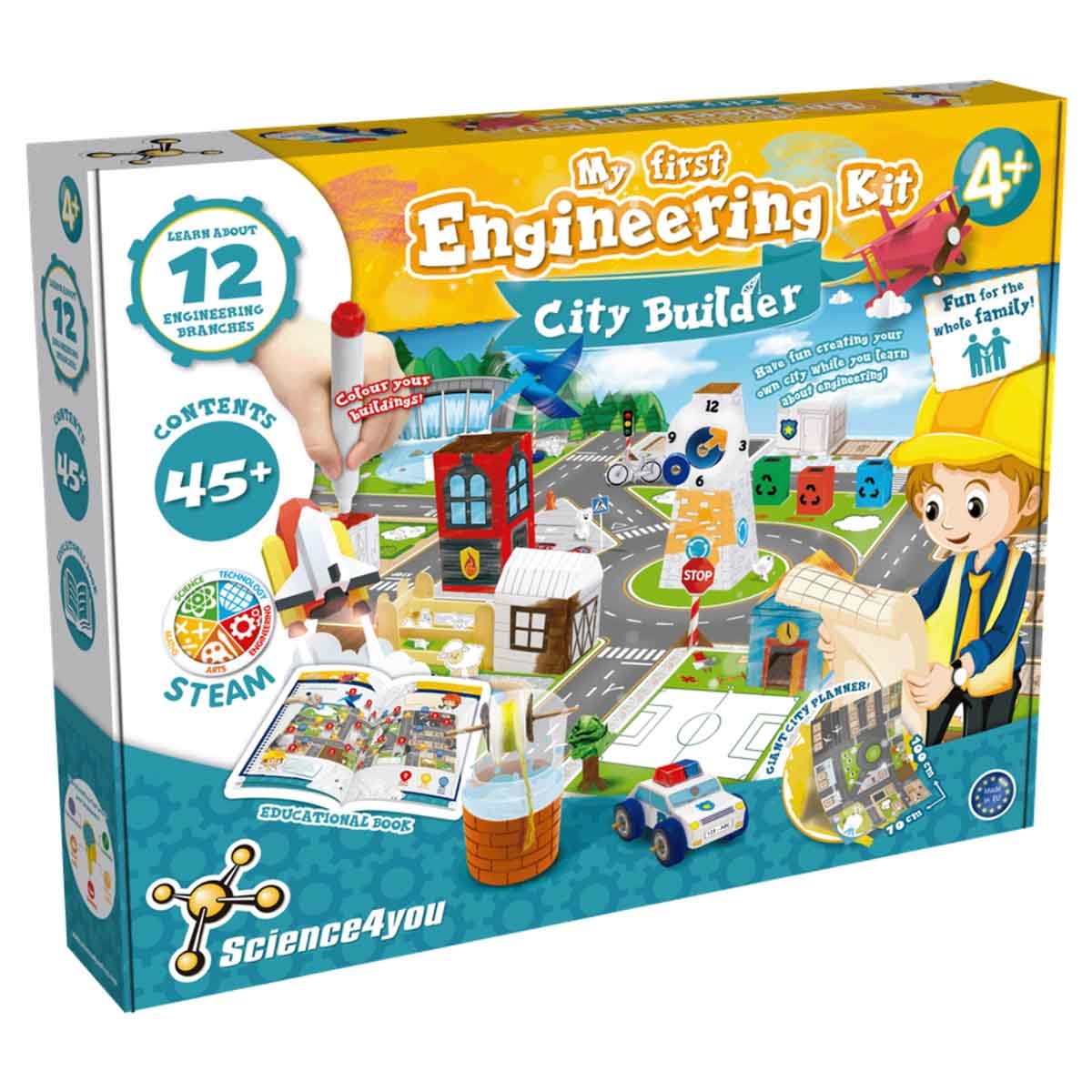 ساينس فور يو مجموعة الهندسة الأولى للأطفال من عمر 5 إلى 7 سنوات
