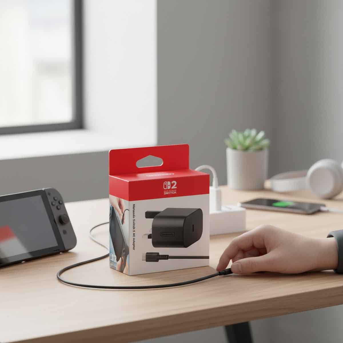 نينتندو محول طاقة AC لجهاز نينتندو سويتش 2 – إصدار السعودية