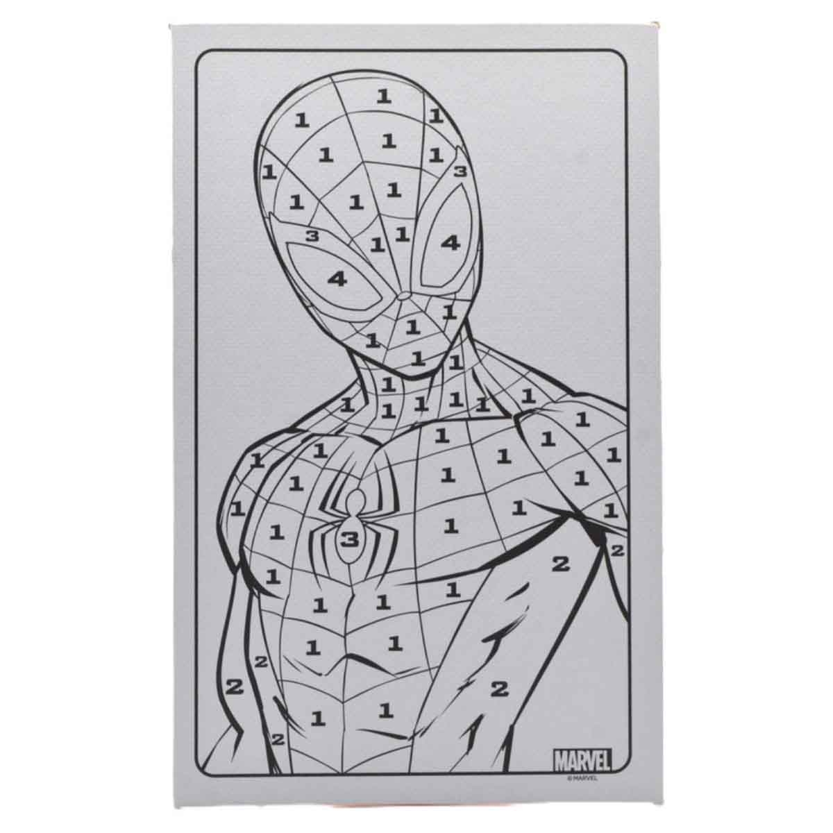 سبايدر مان مجموعة تلوين بالأرقام للأطفال بعمر 3-4 سنوات