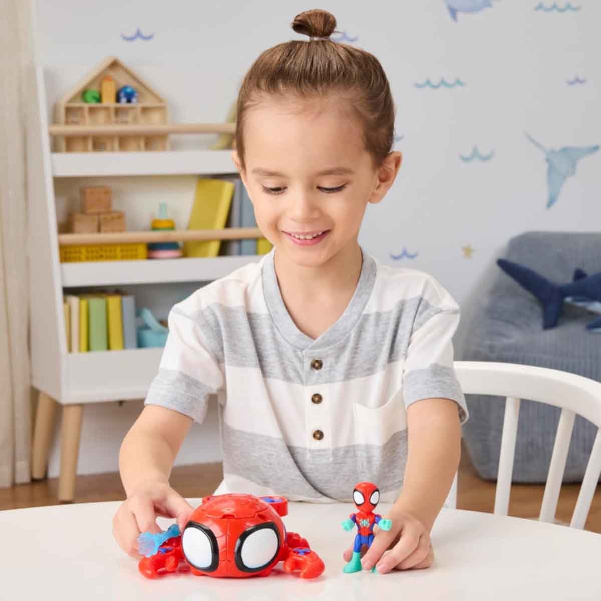 سبايدي وأصدقاؤه المدهشون مجموعة لعب سبايدر كراب ووتر-ويبز للجنسين من عمر 3-4 سنوات