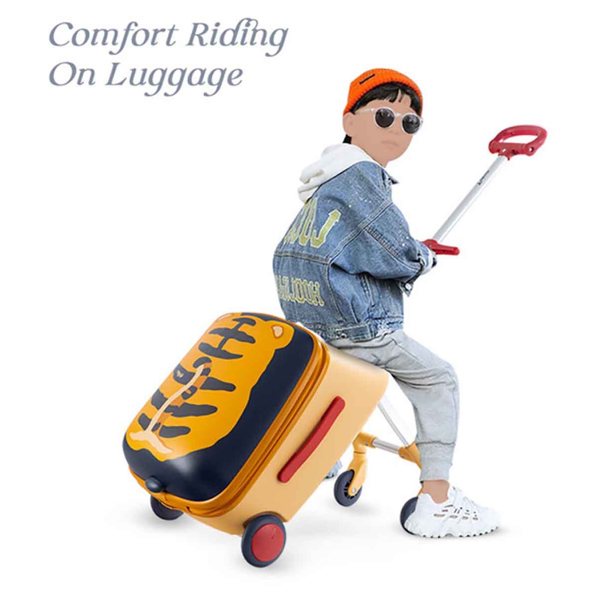 تيكنوم حقيبة سفر 3-في-1 على شكل نمر للركوب