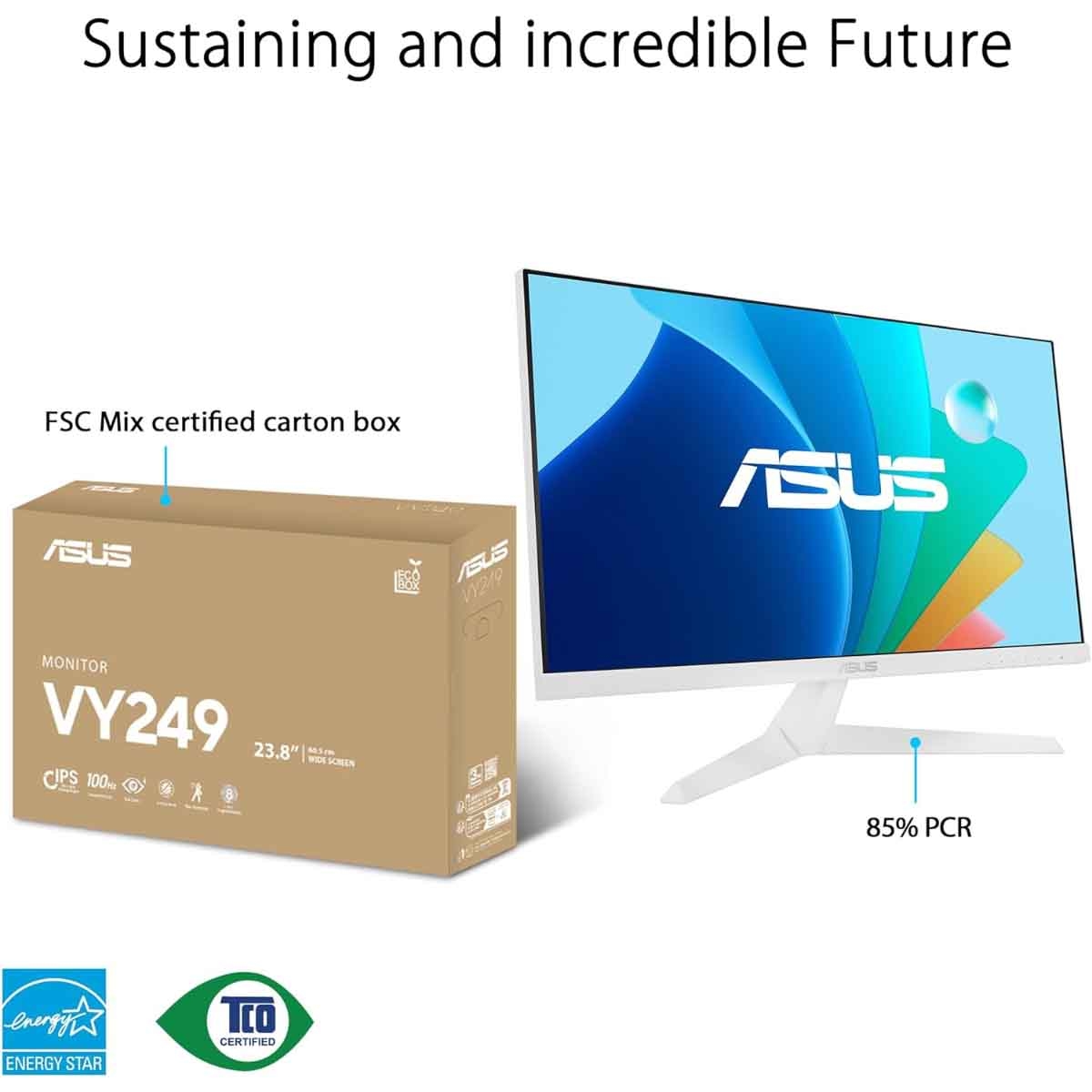 أسوس شاشة ألعاب 24 بوصة VY249HF-W