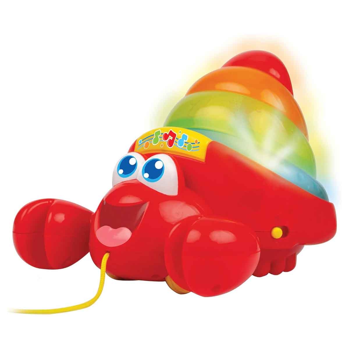 وين فن سلطعون سحب ستاكر للأطفال عمر 0-2 سنوات