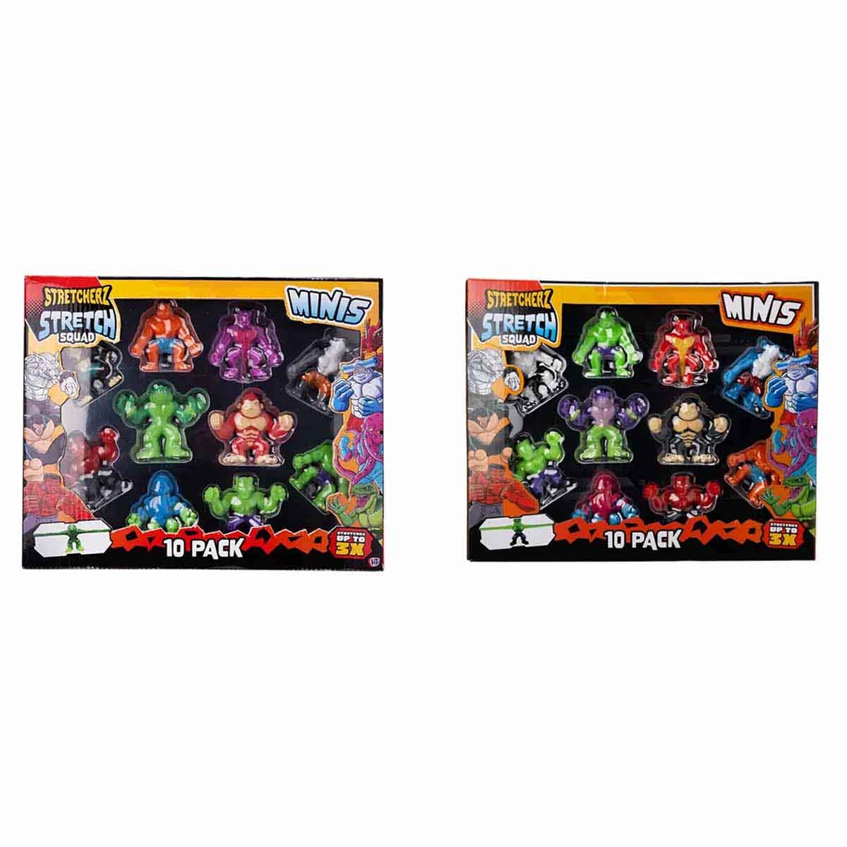 سترتشرز مجموعة 10 شخصيات وحوش مطاطية صغيرة منوعة للجنسين، من عمر 3-4 سنوات