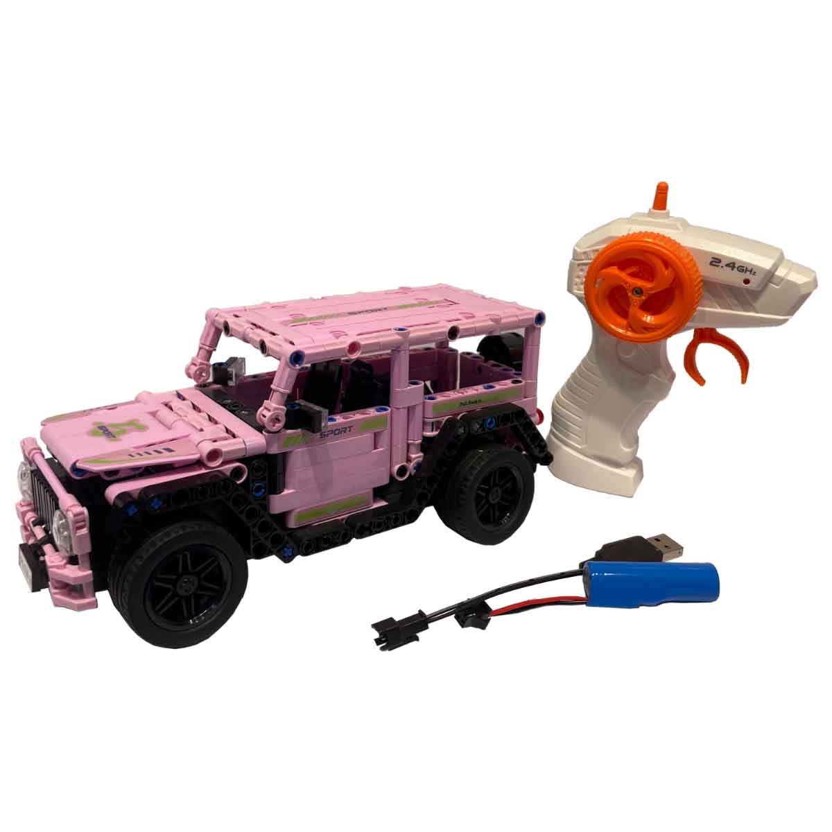 بنغاو سيارة مكعبات بناء بالتحكم 2.4G مقياس 1:16 (434 قطعة) للبنات، عمر 5-7 سنوات