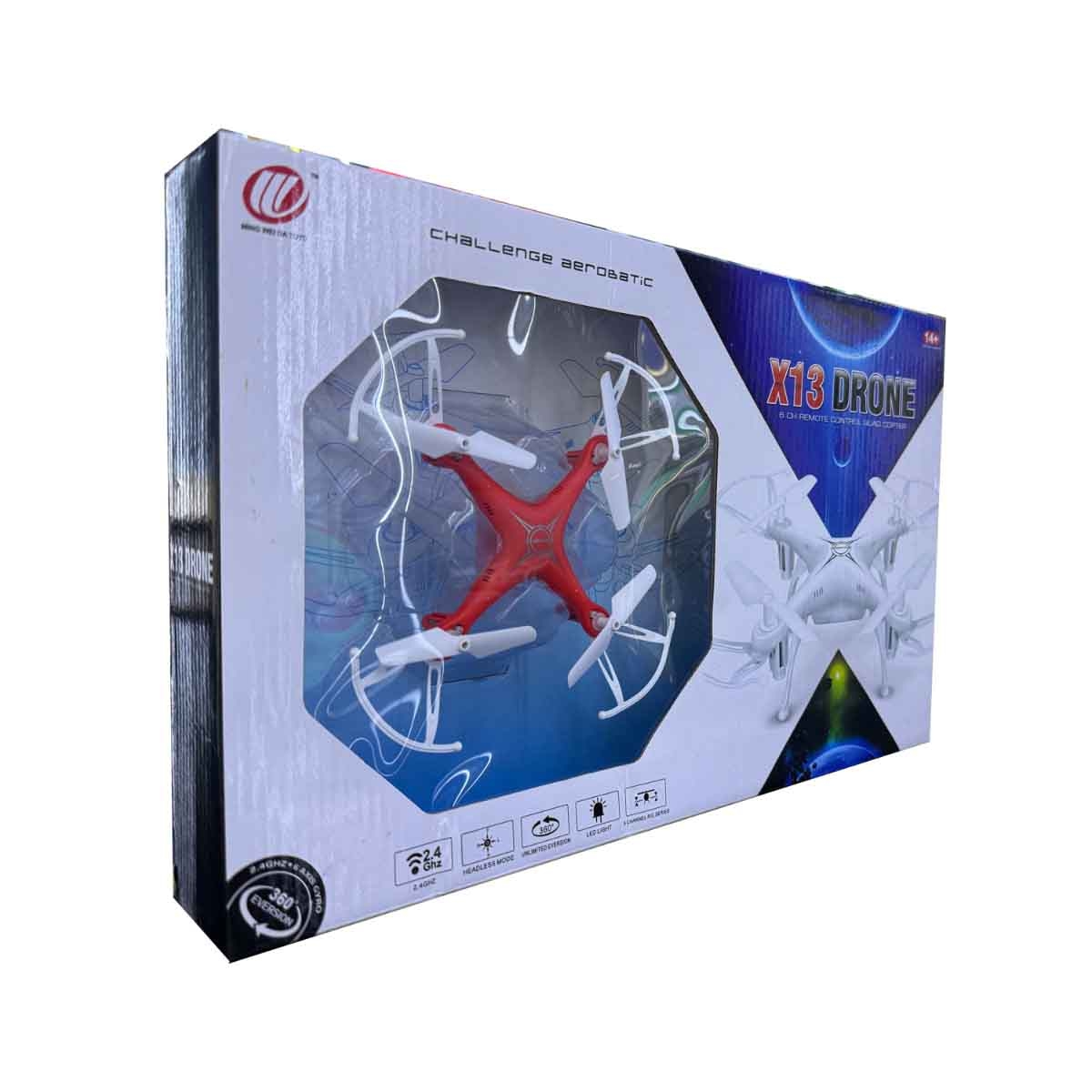 مينغ وي دا طائرة درون X13 بالتحكم 2.4G للجنسين، عمر 13 سنة فأكثر