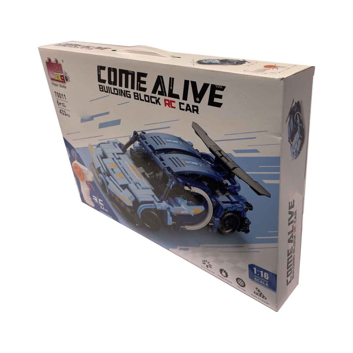 بنغاو سيارة مكعبات بناء بالتحكم 2.4G مقياس 1:16 (433 قطعة) للأولاد، عمر 5-7 سنوات