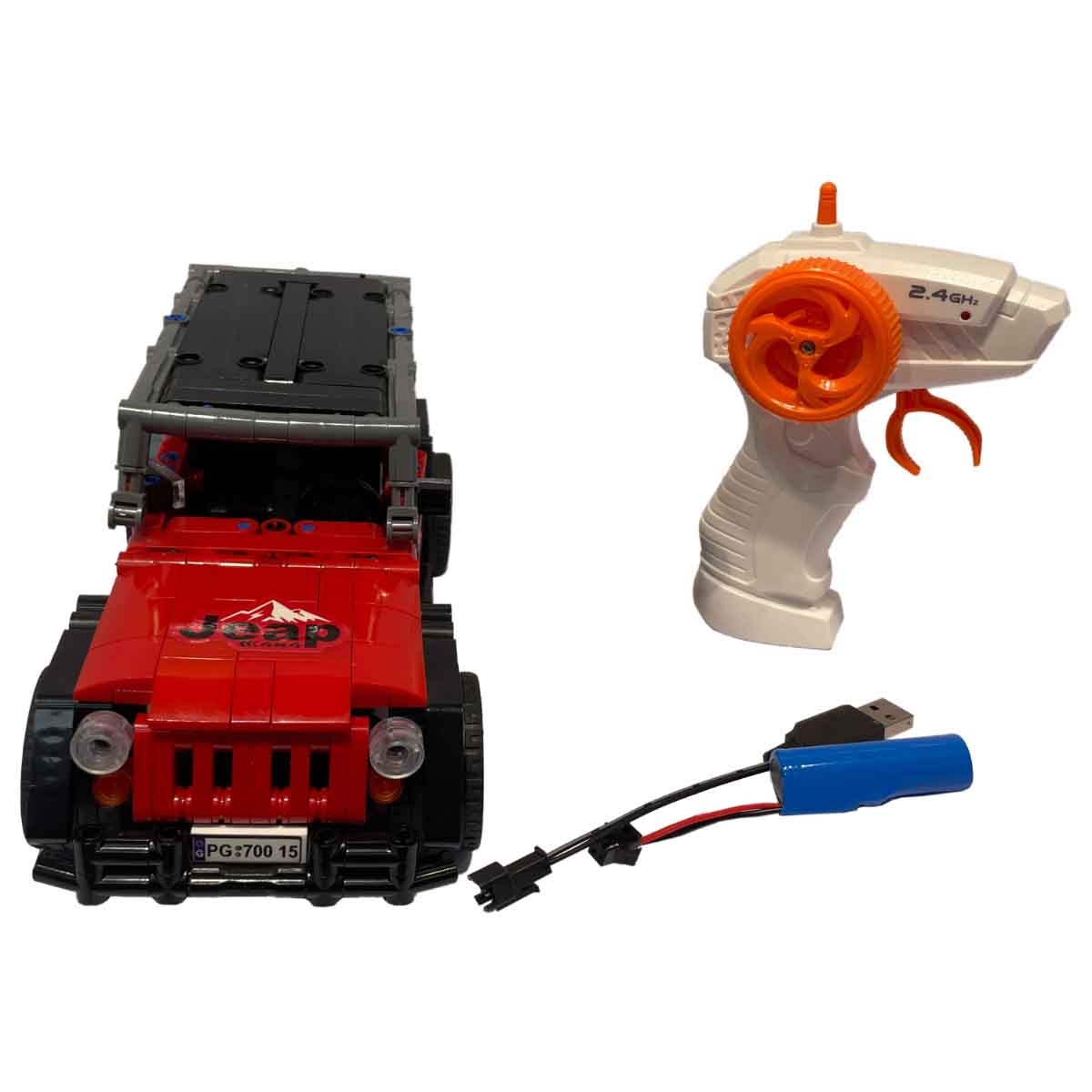 بنغاو سيارة مكعبات بناء بالتحكم 2.4G مقياس 1:16 (448 قطعة) للجنسين، عمر 5-7 سنوات