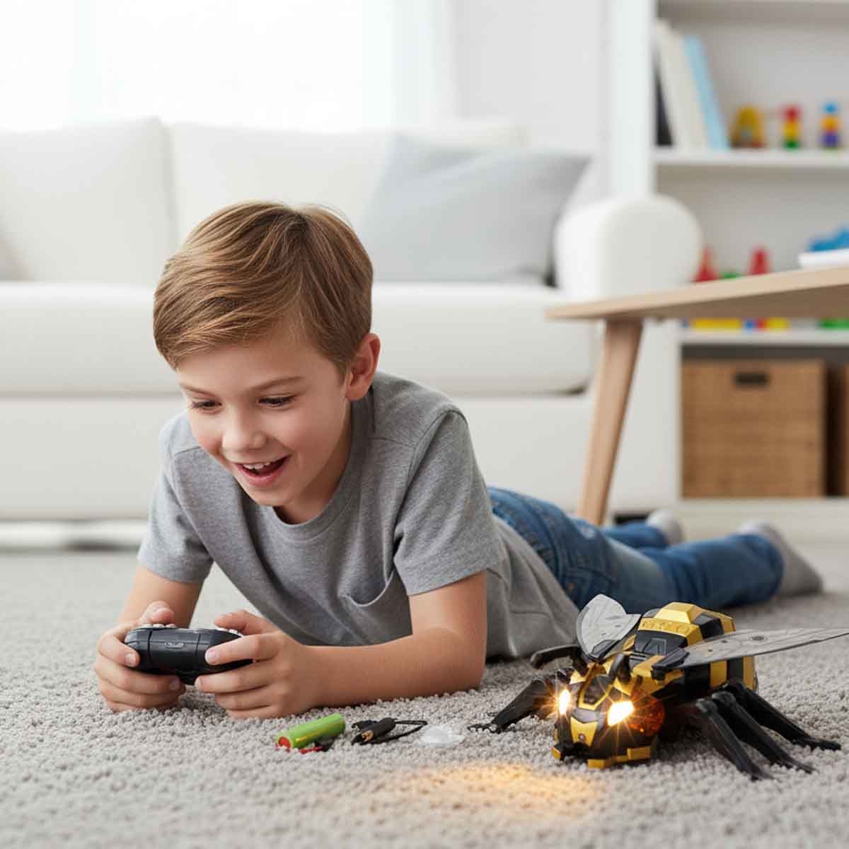 نانهونغ لعبة نحلة ميكانيكية بالتحكم 2.4G للأولاد، عمر 8-10 سنوات
