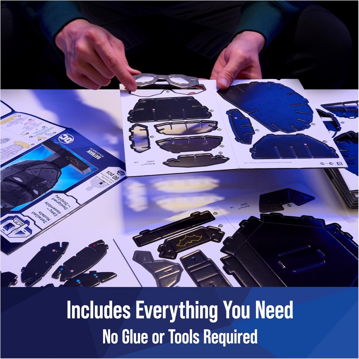 فور دي بيلد لغز ثلاثي الأبعاد لقناع باتمان من دي سي للجنسين، 13+ سنوات