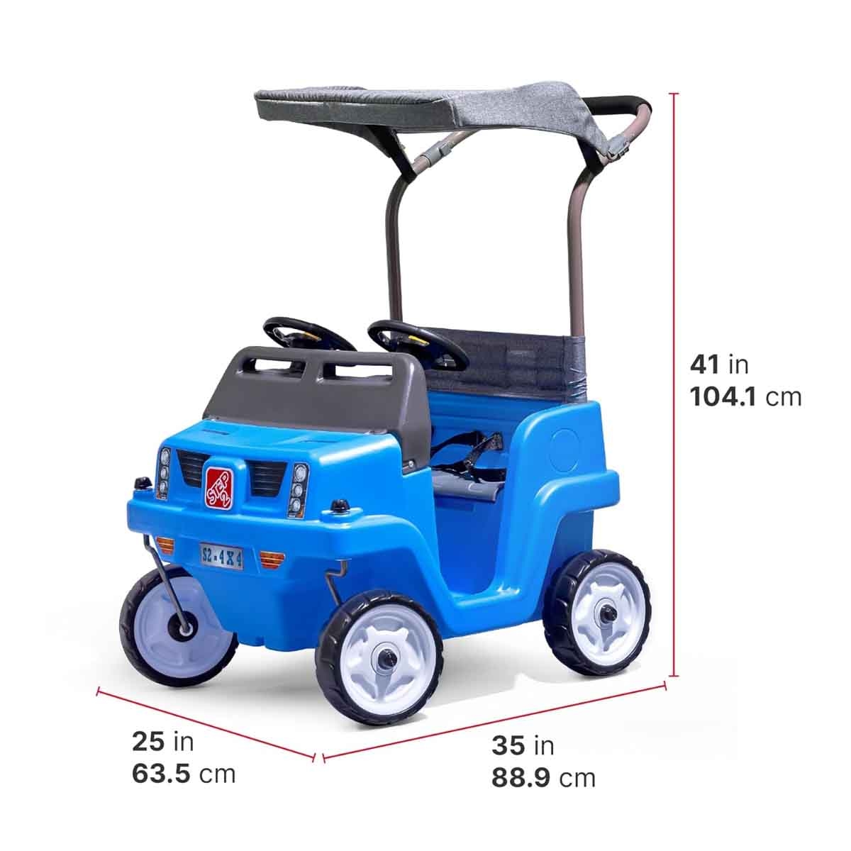 سيارة ستيب2 سيارة دفع جانبية متعددة الاستخدامات للجنسين، 3-4 سنوات