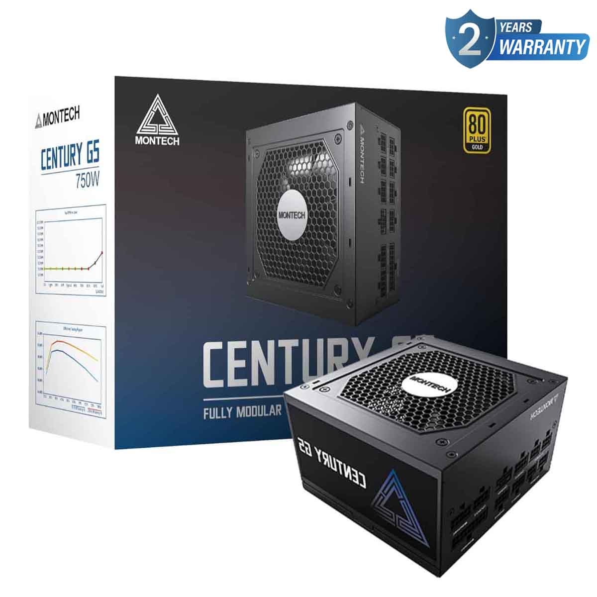 مونتيك مزود طاقة Century G5 750W ذهبي