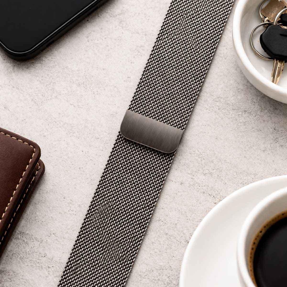 ابل 41mm جرافيت سوار ميلانيز لوب - مقاس واحد