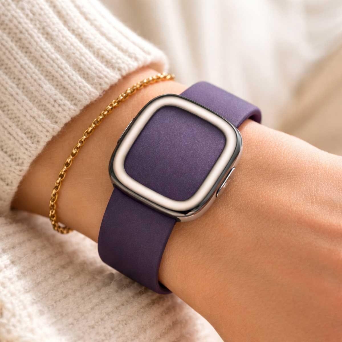 ابل 42mm بنفسجي ميدنايت سوار مودرن باكل - S