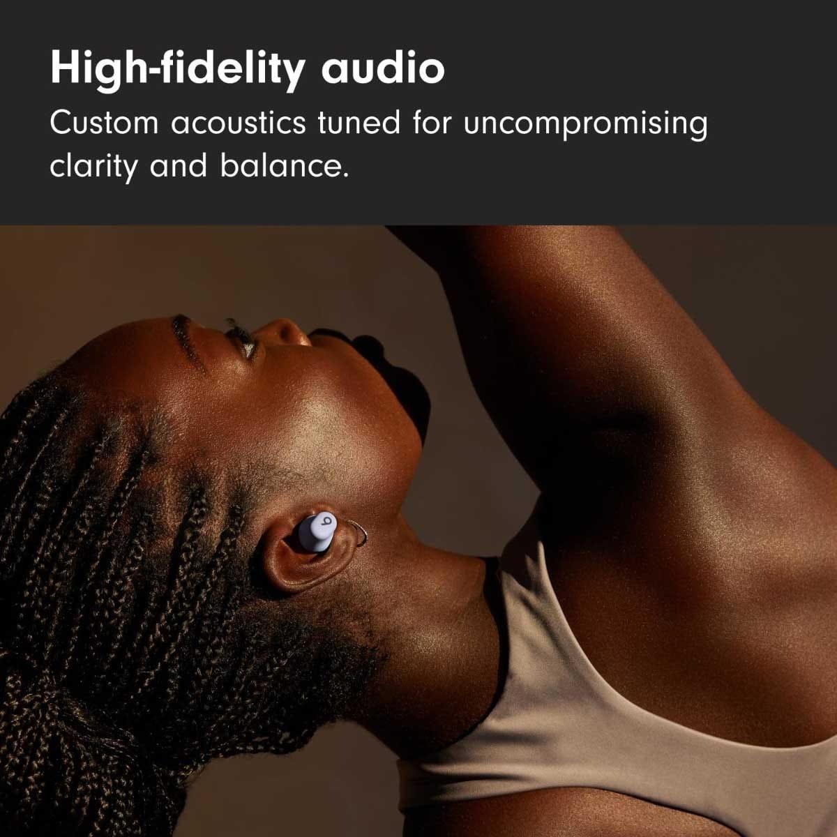 بيتس سولو بادز سماعات أذن لاسلكية حقيقية - بنفسجي قطبي