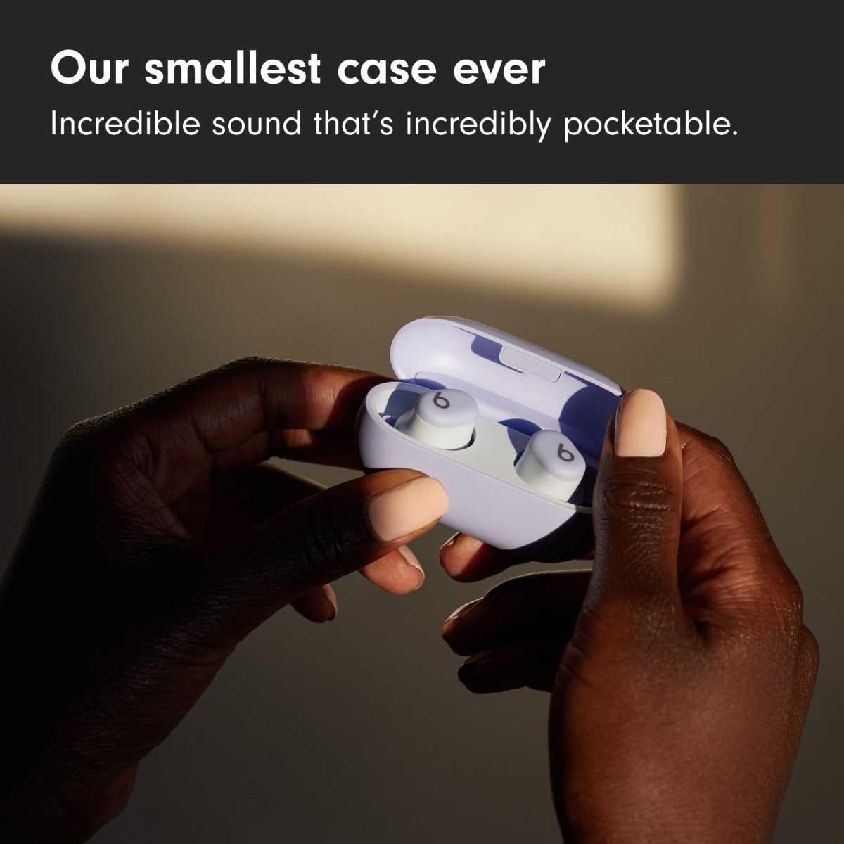 بيتس سولو بادز سماعات أذن لاسلكية حقيقية - بنفسجي قطبي