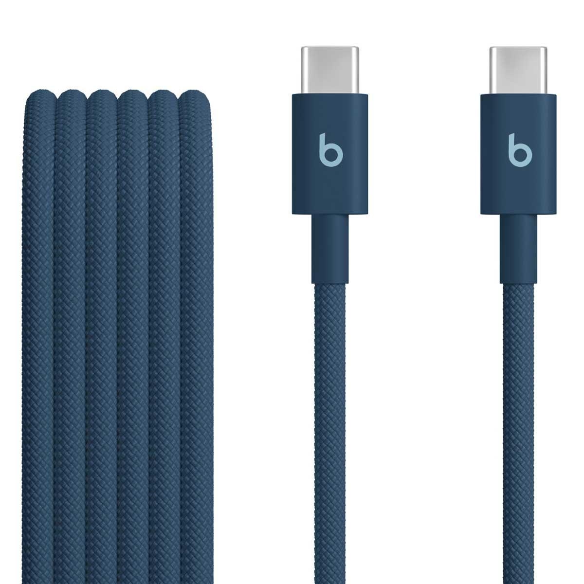 كابل Beats Nitro Navy بطول 1.5 متر من نوع USB-C إلى USB-C منسوج
