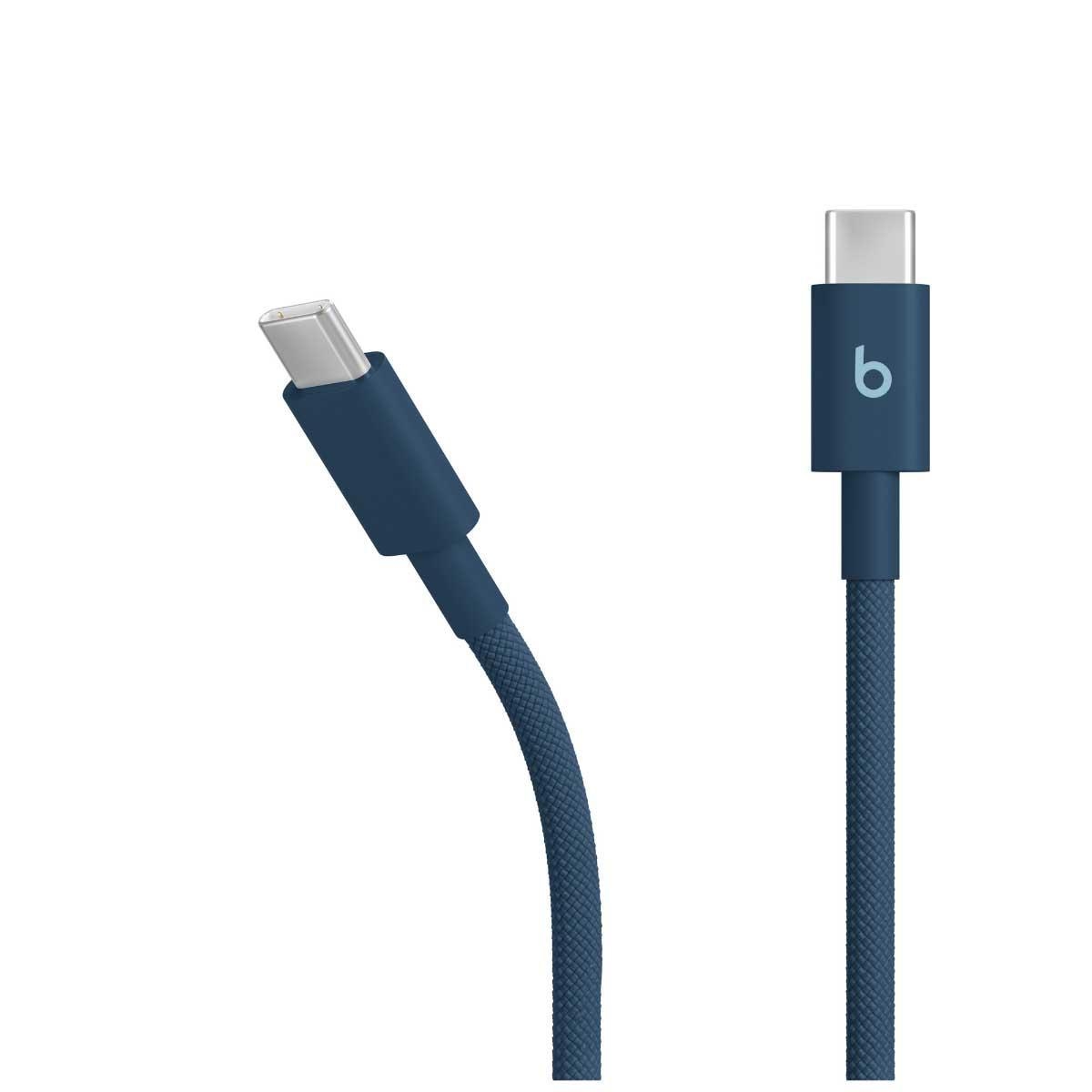 كابل Beats Nitro Navy بطول 1.5 متر من نوع USB-C إلى USB-C منسوج