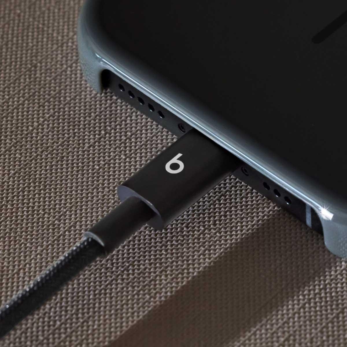 بيتس مجموعة كأبلين منسوجين USB-C إلى USB-C بطول 1.5 متر - أسود بولت
