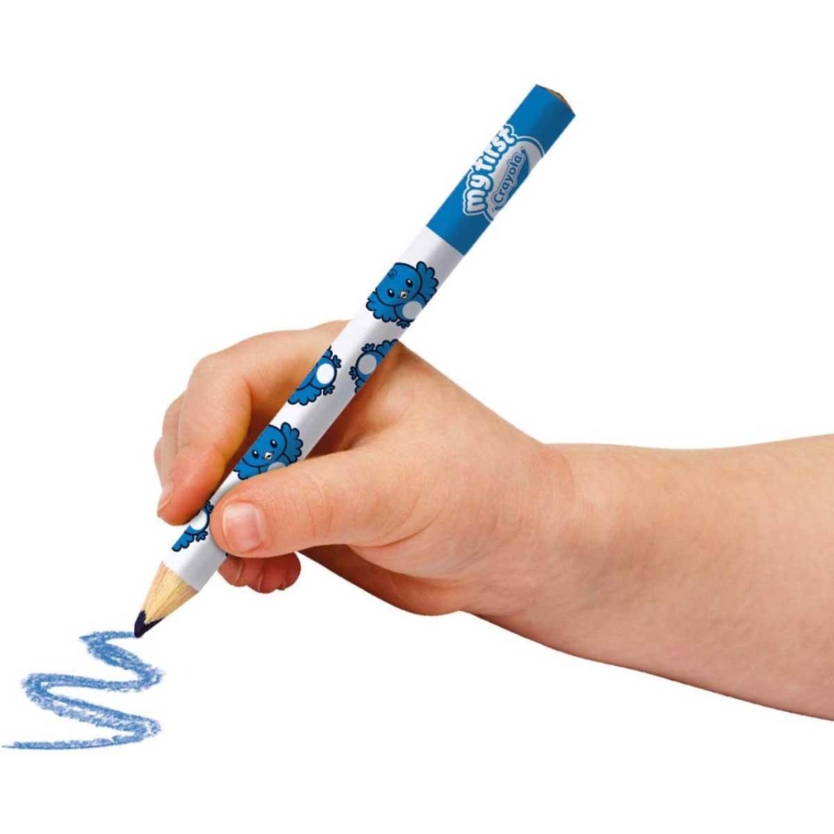 كرايولا مجموعة أقلام رصاص جامبو مزخرفة من 8 قطع للأطفال الصغار، 0-2 سنوات