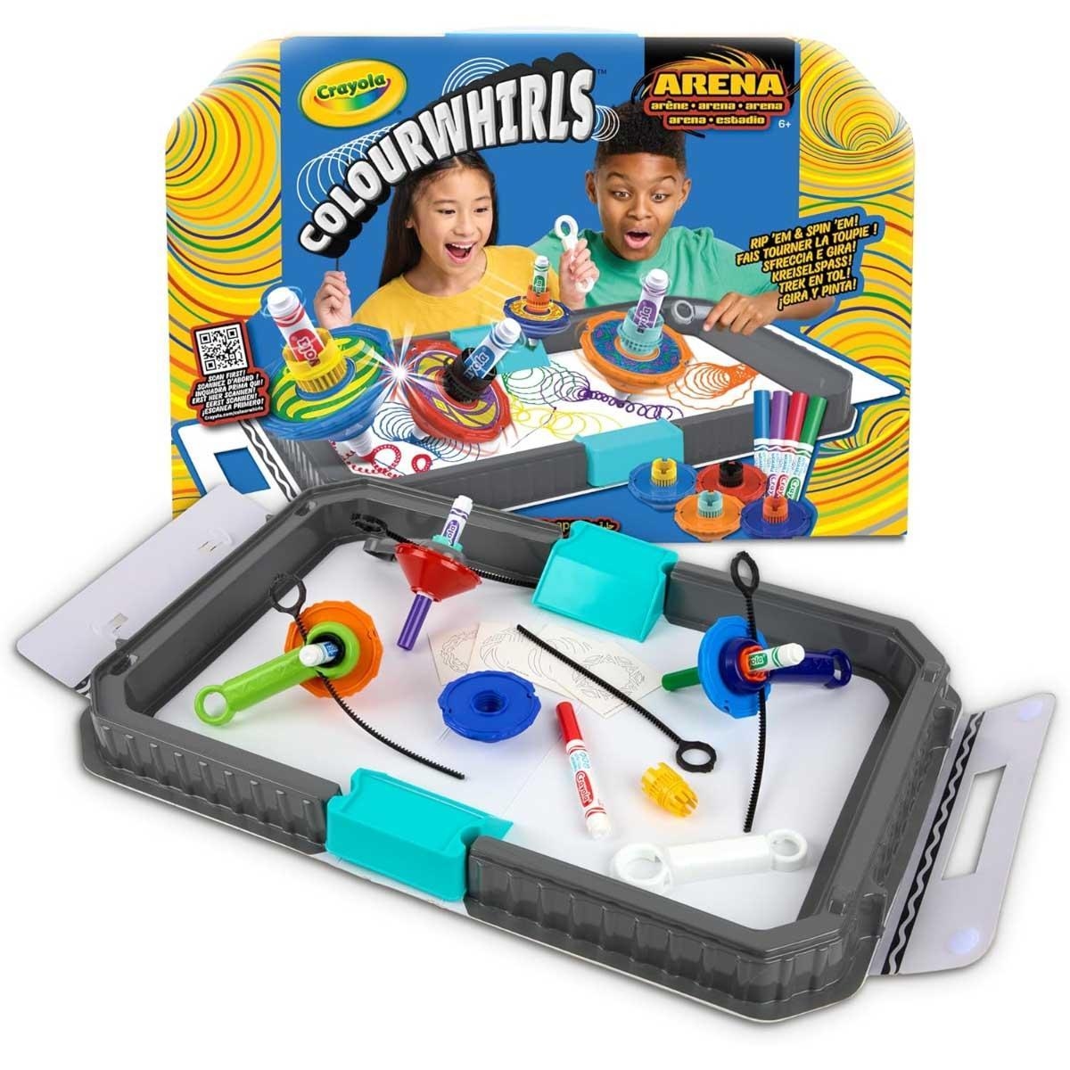 Crayola Colourwhirls Battle Arena Unisex, 6-8 Years