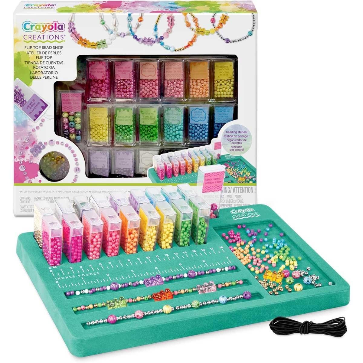 Crayola Creations Flip Top Bead Laboratory Set Girls, 8-10 Years