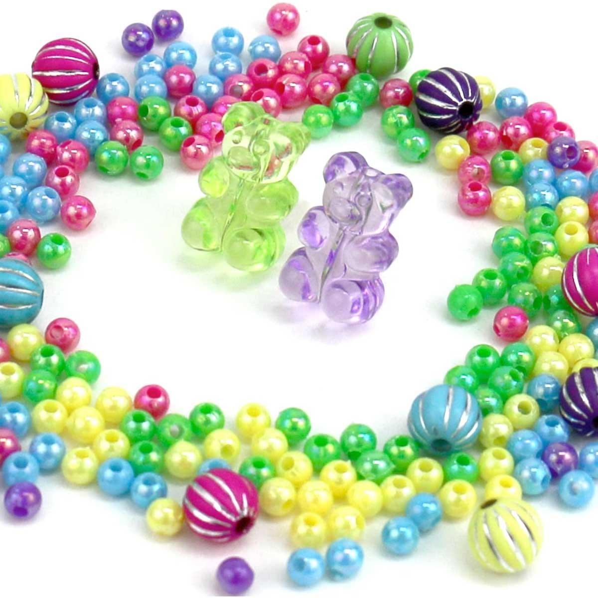 كرايولا كرييشنز مجموعة مختبر الخرز بغطاء قابل للطي للبنات، 8-10 سنوات