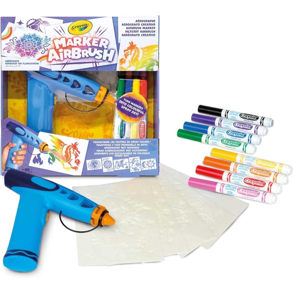 Crayola Mini Marker Airbrush Unisex, 6-8 Years