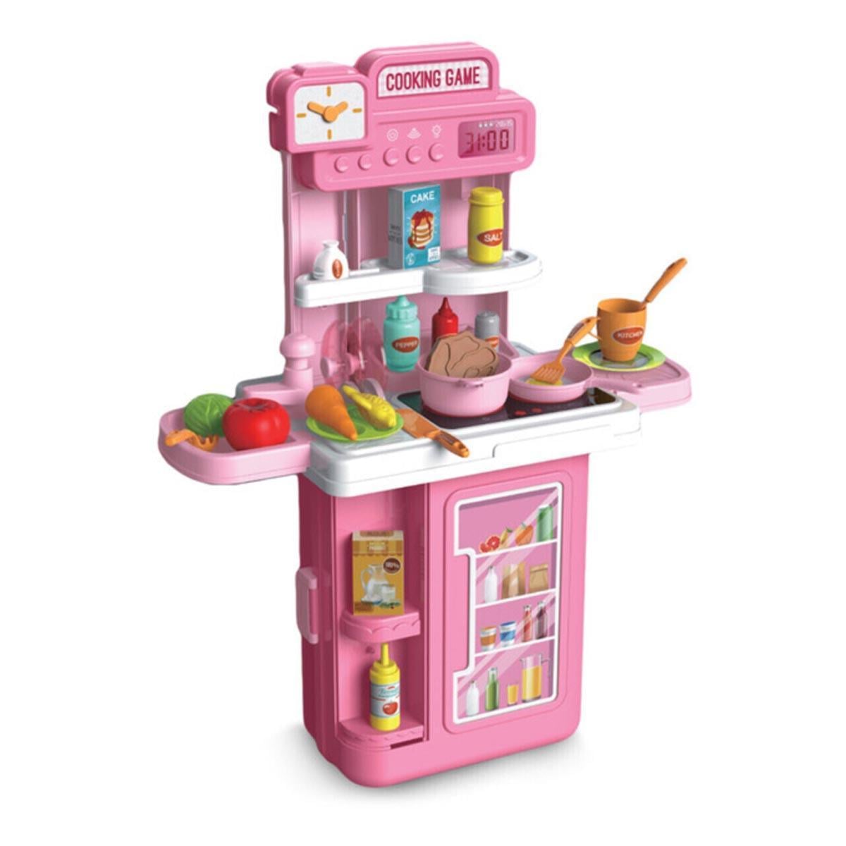 Little Story 41-Piece 4-in-1 Role Play Kitchen Toy Playset Unisex, 3-4 Years