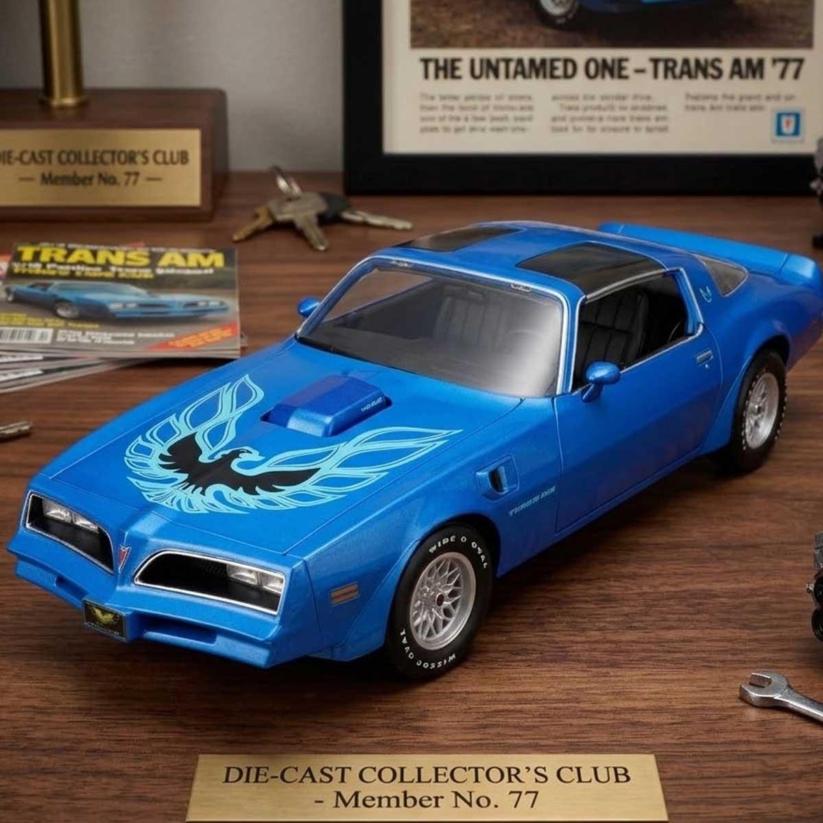 مايستو سيارة بونتياك فايربيرد ترانس آم 1978 معدن مصبوب بمقياس 1:18 للجنسين، 8-10 سنوات